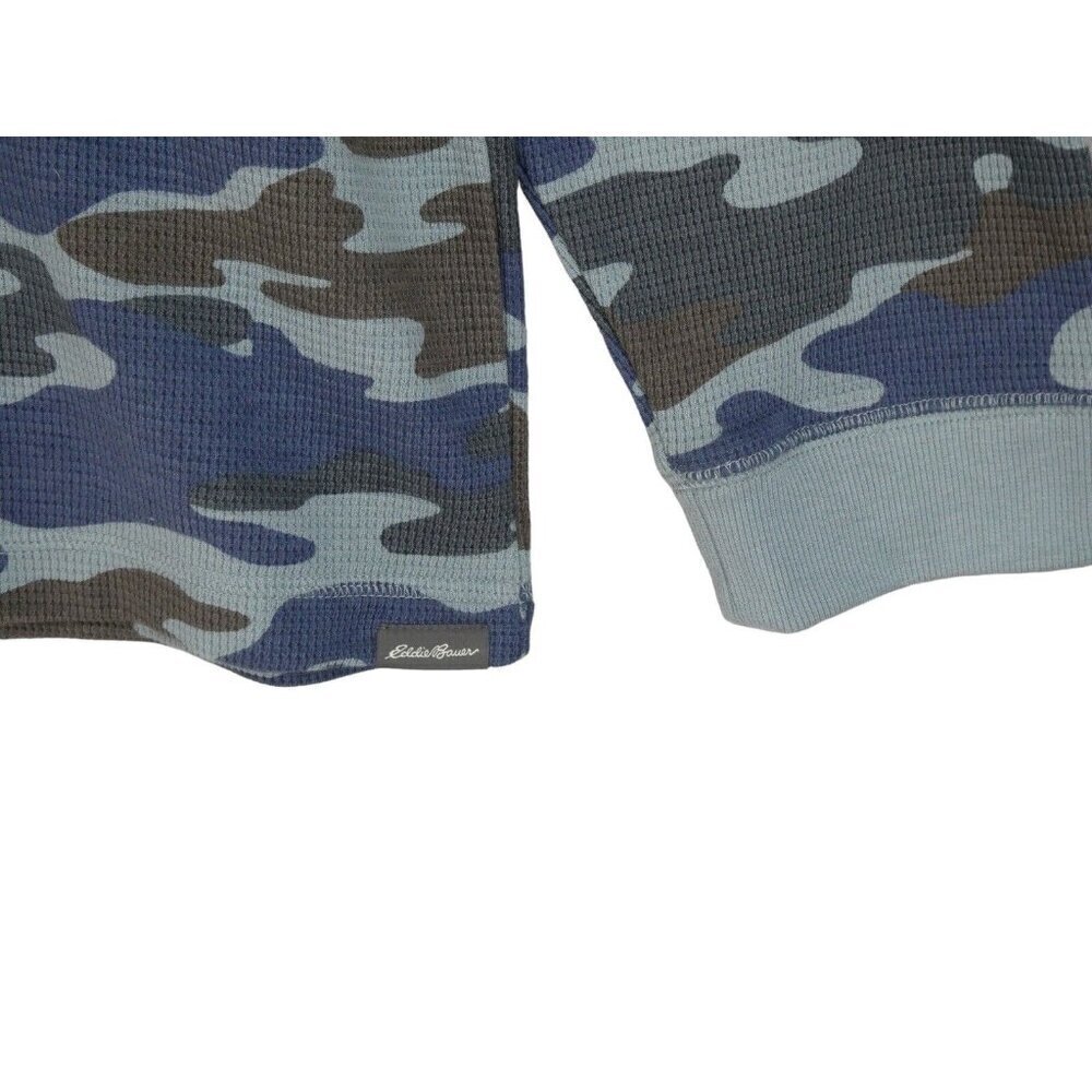 Eddie Bauer Long Sleeve Camo Quartz‎ Trail Thermal Shirt Men Tall L Camouflage - Picture 3 of 11